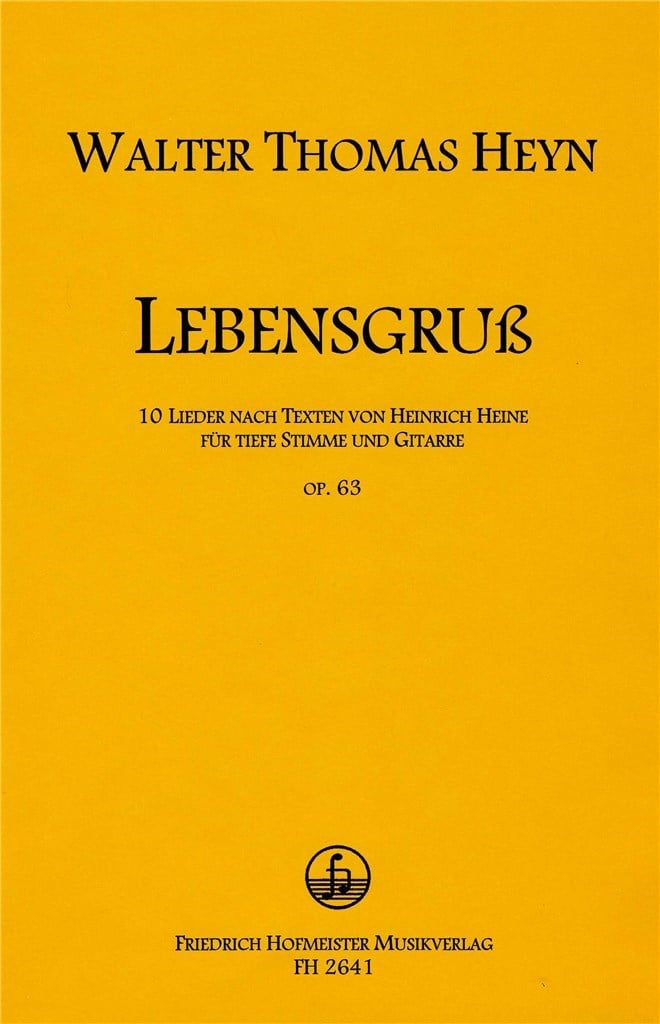 Lebensgru, op. 62